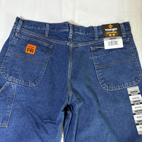 NWT Wrangler FR Work Jeans Mens 40X32 Flame Resistant Riggs Carpenter 10FR3W020 - Picture 6 of 7